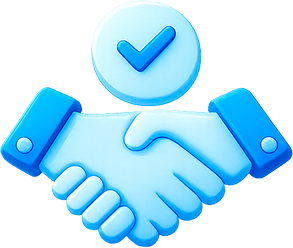Handshake icon.